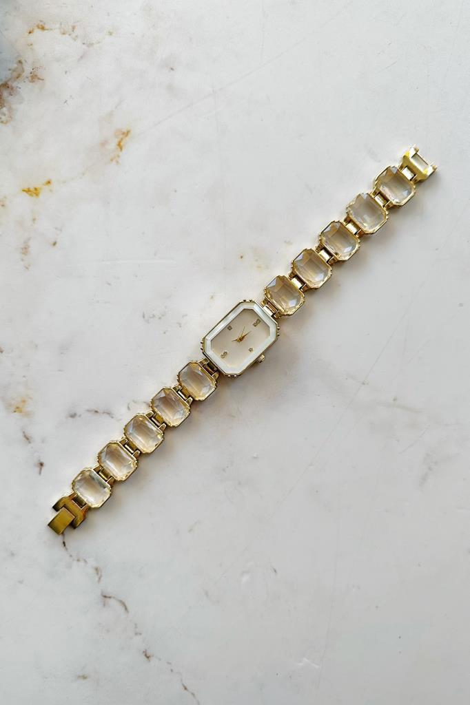 Aosta Gold Beyaz Kadın Kol Saati