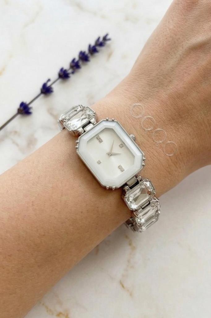 Aosta Silver Stone Women's Wristwatch