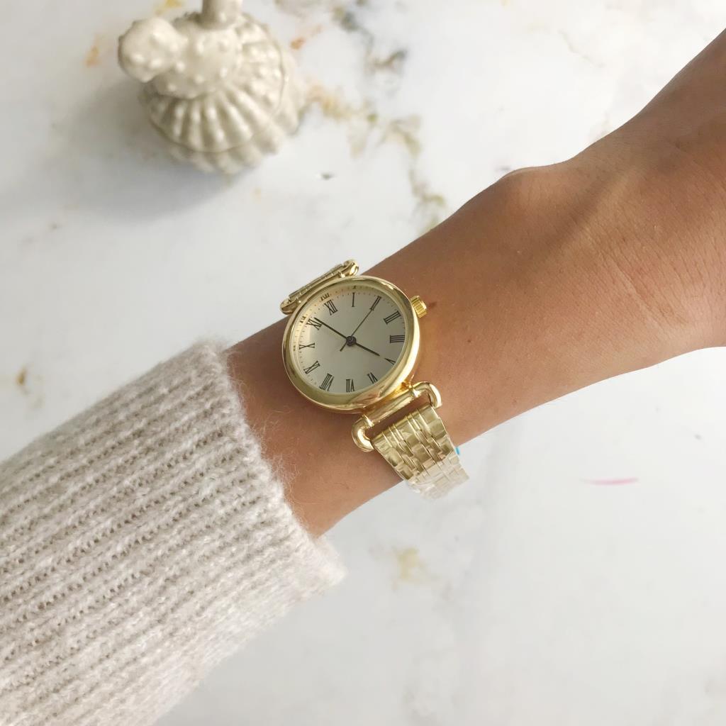 Arwen Gold Band Women's Wristwatch
