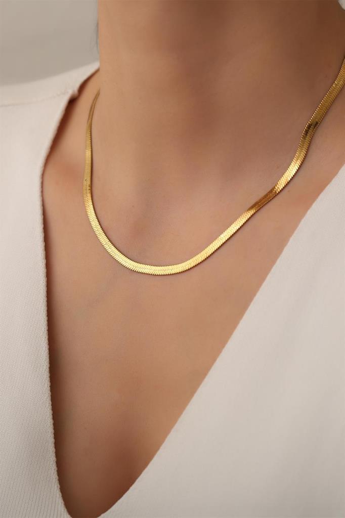 Gold Italian Chain Necklace