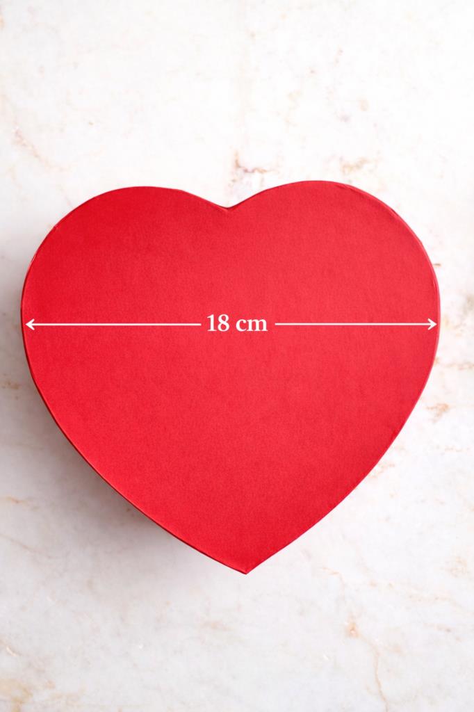 Kırmızı Kalp Saat ve Takı Kutusu (Büyük)