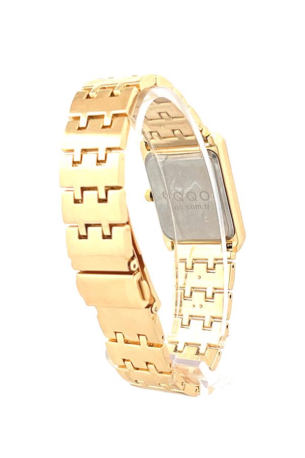 Maria Green Dial Gold Band Women's Wristwatch