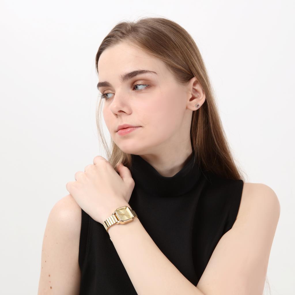 Minimal Square Gold Women's Wristwatch