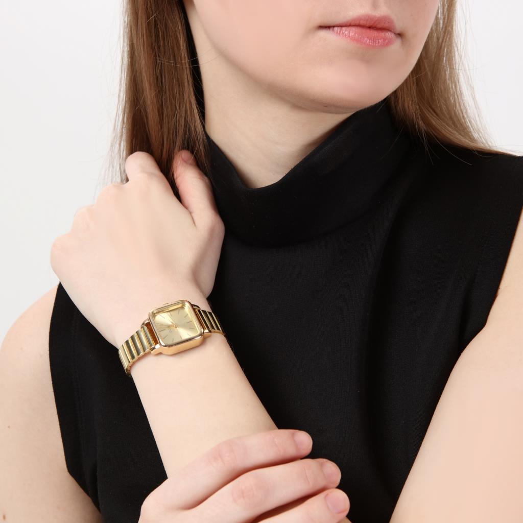 Minimal Square Gold Women's Wristwatch