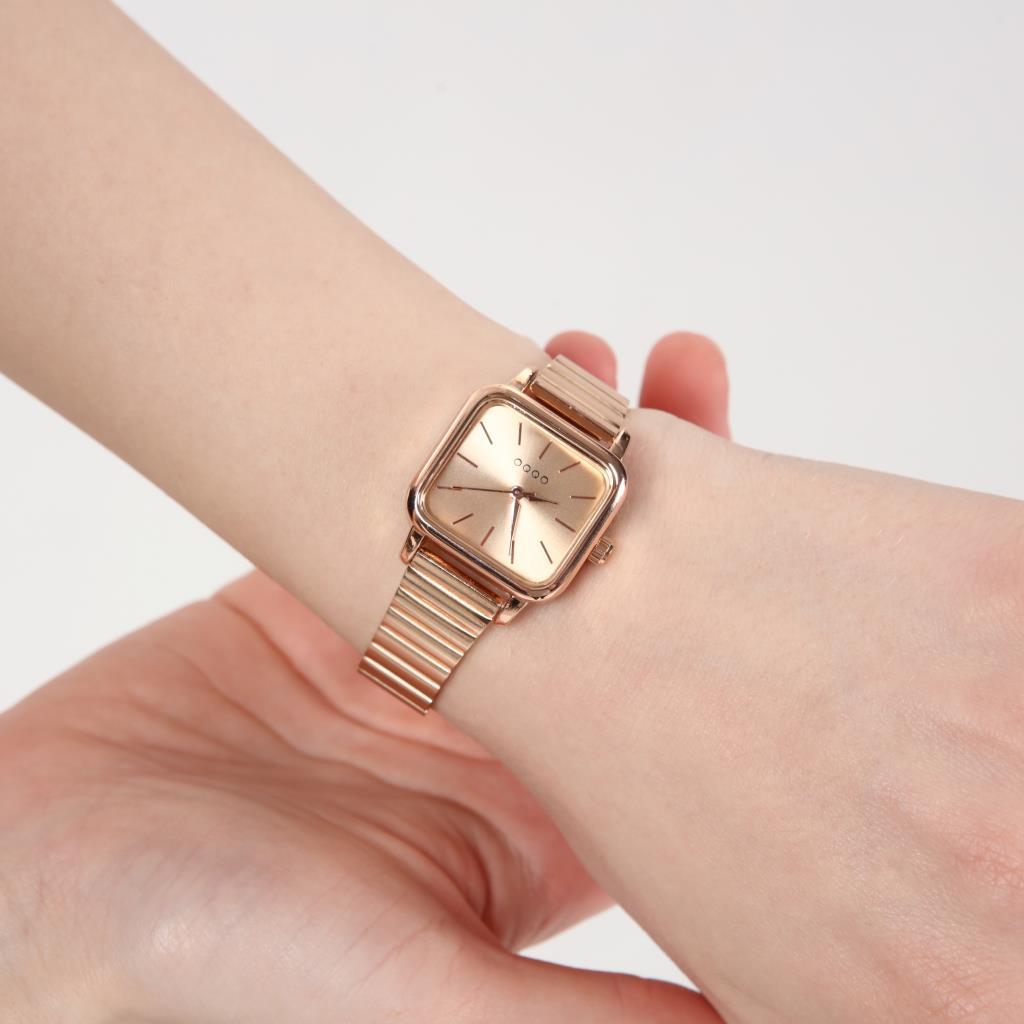 Minimal Square Rose Gold Women's Wristwatch