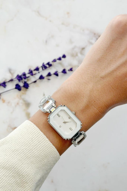 Aosta Gümüş Taşlı Kadın Kol Saati - OQQO