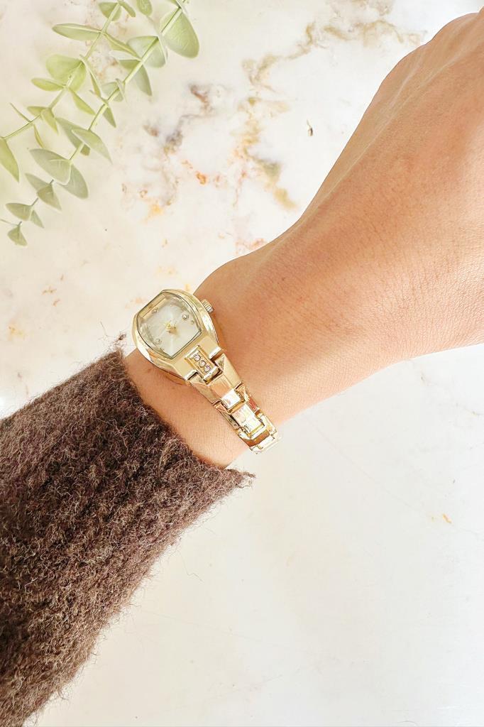 Aris Gold Minimal Taşlı Kadın Kol Saati