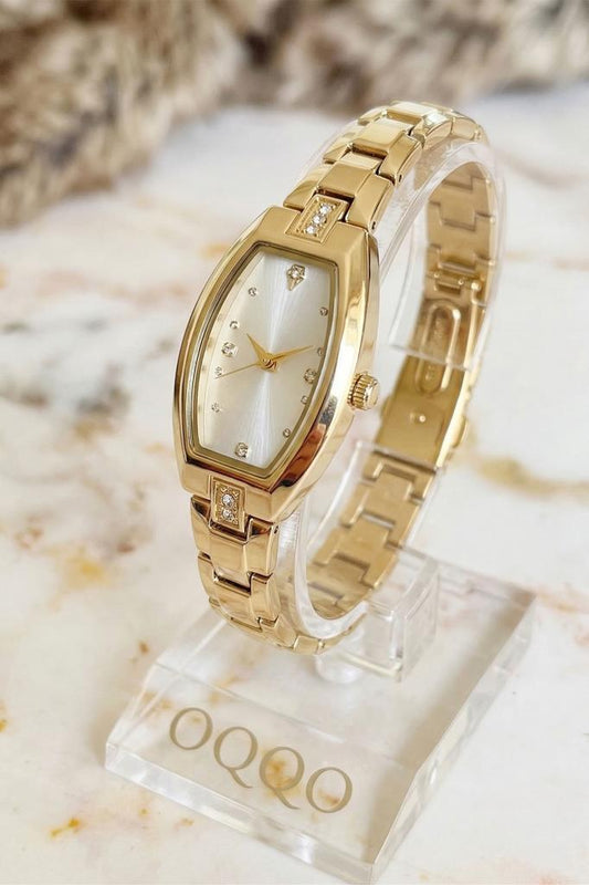 Aris Gold Minimal Taşlı Kadın Kol Saati