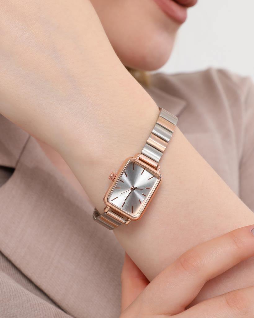 Asteria Gümüş-Rose Kordon Kadın Kol Saati