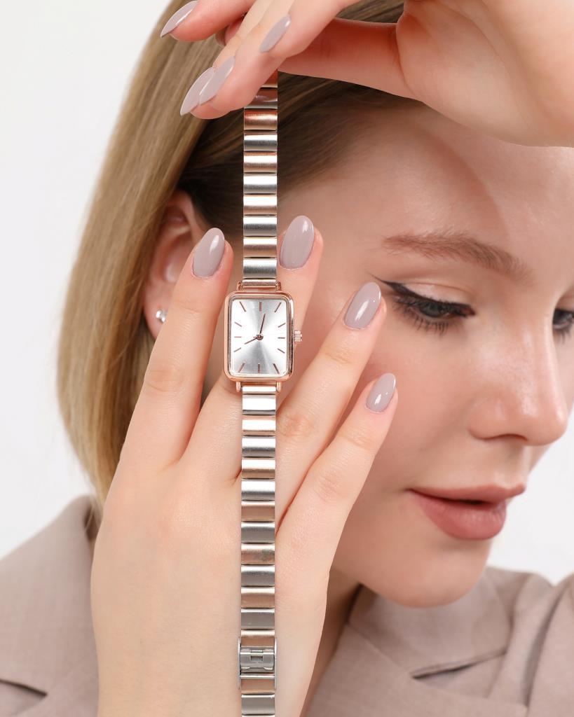 Asteria Gümüş-Rose Kordon Kadın Kol Saati