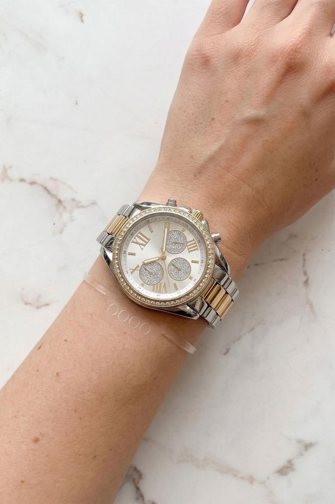 Cronus Gold Silver Strap Women's Watch 