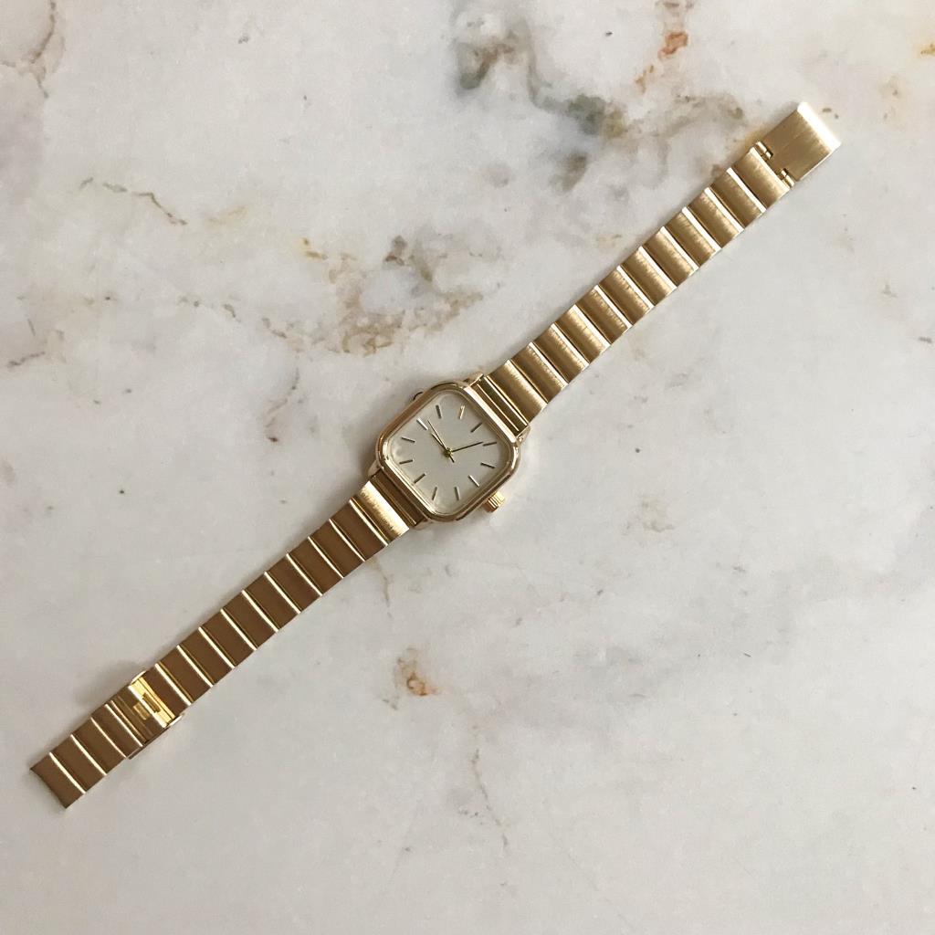 Hemera Beyaz Kadran Gold Kadın Kol Saati