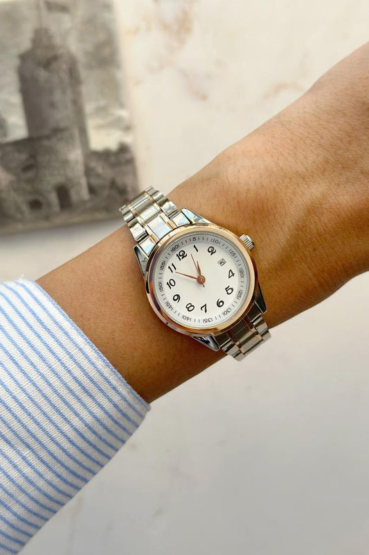 Isernio Rose Silver Women's Wristwatch