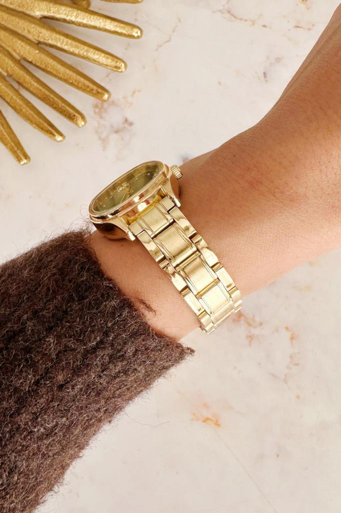 Kallio  Yeşil Taşlı Kadran Gold Kadın Kol Saati