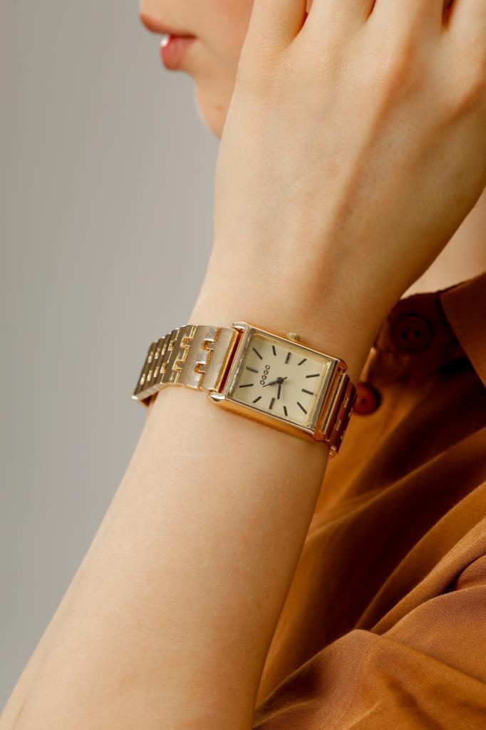 Maria Gold Dial Gold Strap Women's Wristwatch