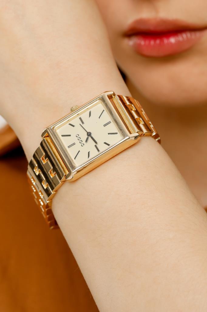 Maria Gold Dial Gold Strap Women's Wristwatch