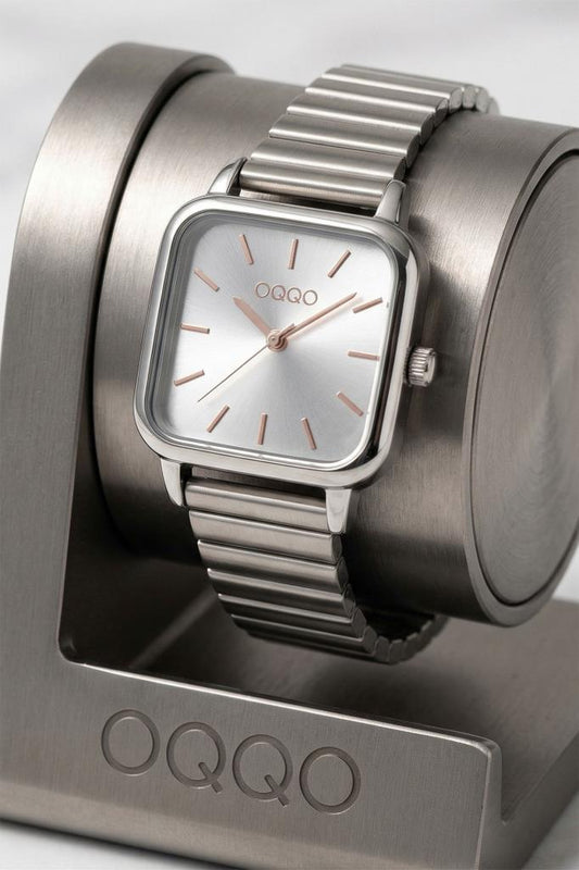 Minimal Square Silver Women's Wristwatch