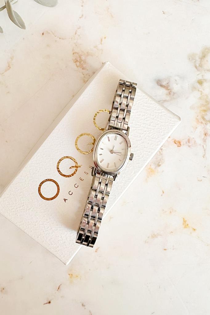 Nera Gri Kordon Kadın Kol Saati