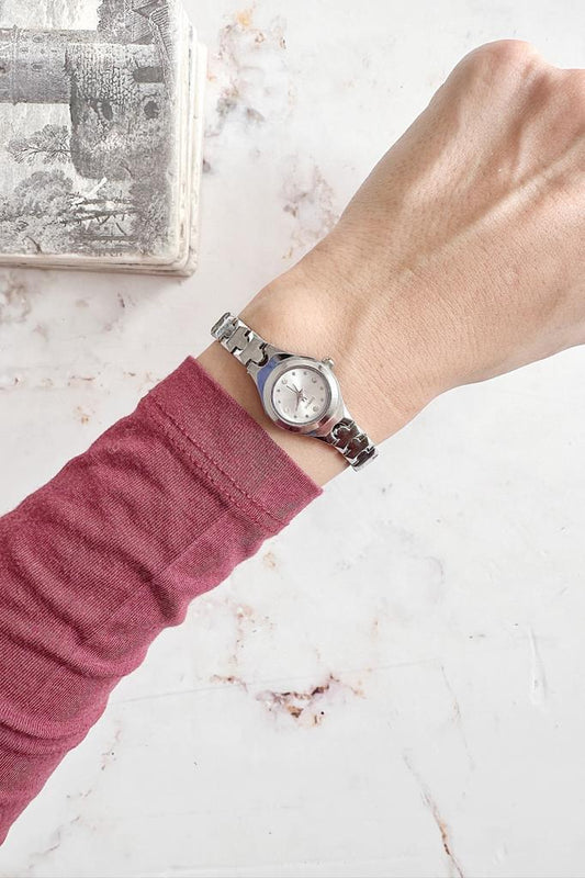 Nexo Taşlı Kadran Gri Kordon Kadın Kol Saati