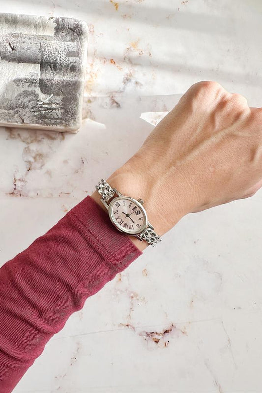 Nysa Grey Strap Women's Watch 