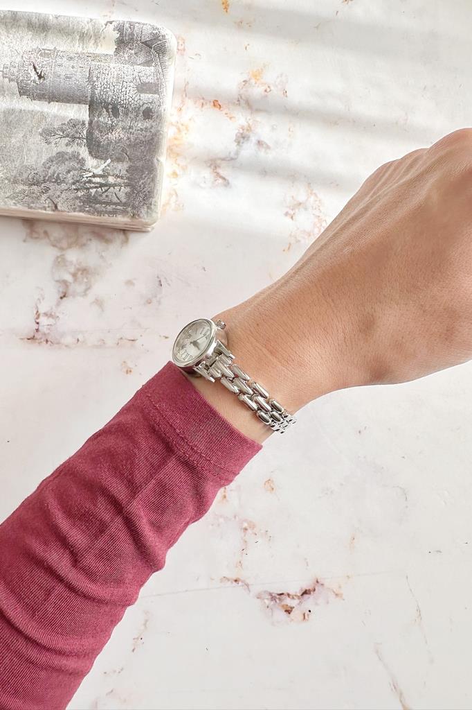 Nysa Grey Strap Women's Watch 