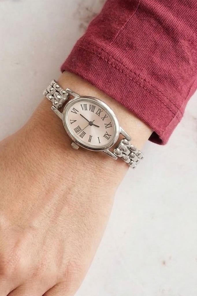 Nysa Grey Strap Women's Watch 