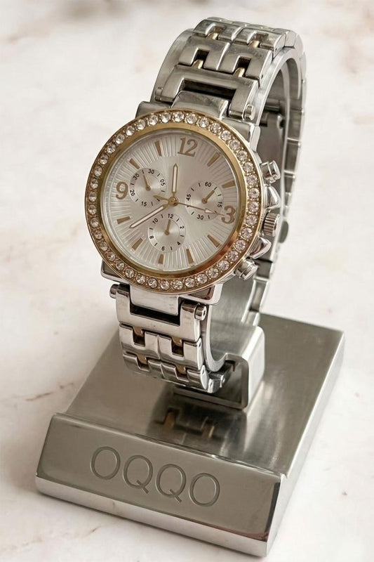 Regulus Silver Strap Gold Detail Women's Wristwatch 
