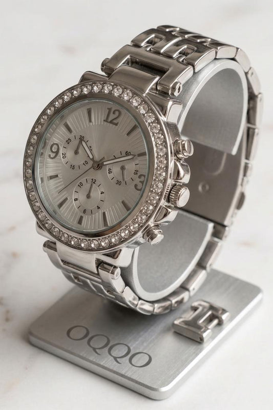 Regulus Stone Case Silver Strap Women's Wristwatch