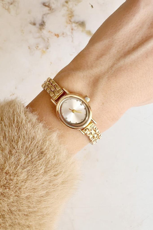 Selene Taşlı Kadran Gold Kadın Kol Saati