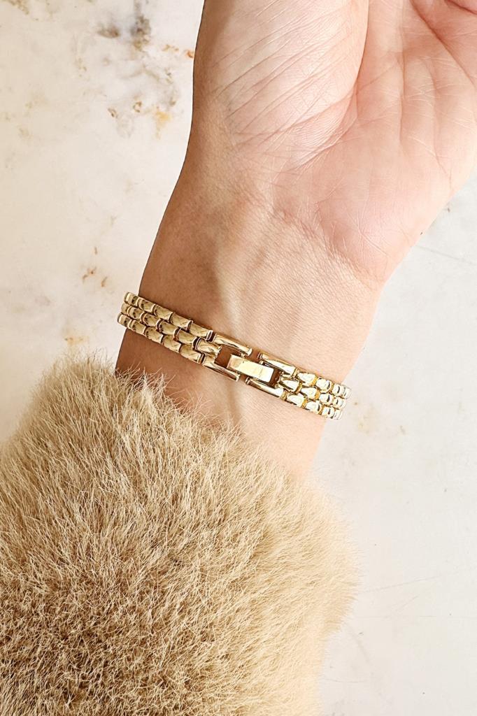 Selene Taşlı Kadran Gold Kadın Kol Saati