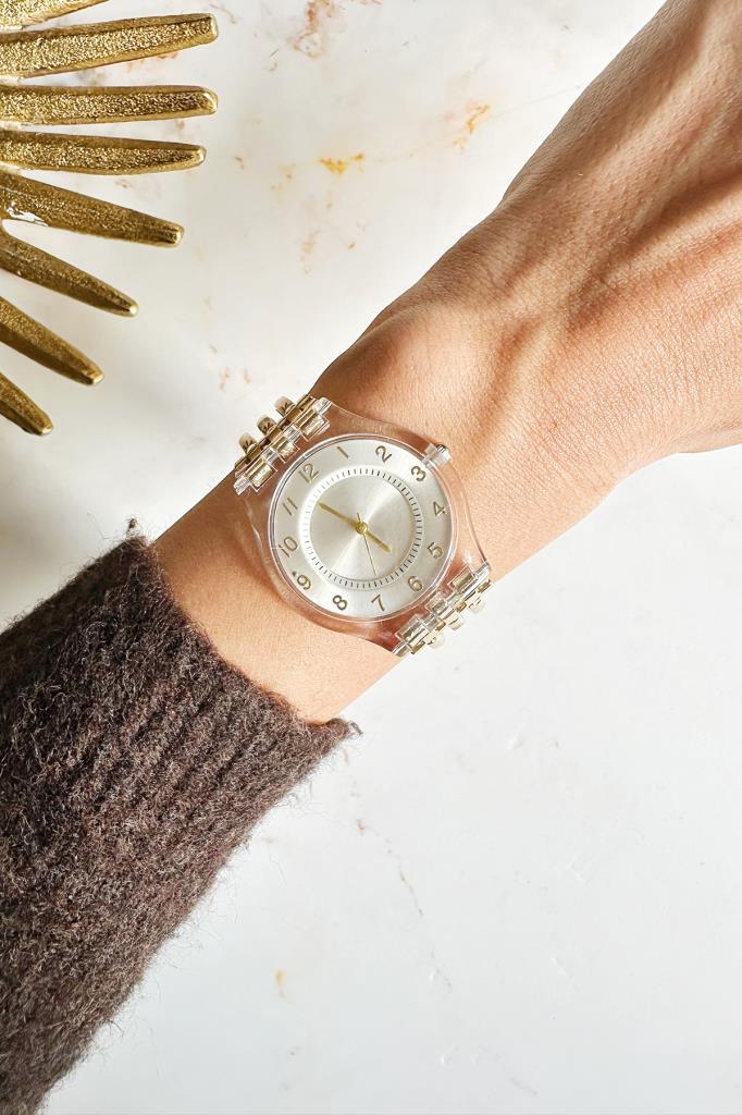 Sena Gold Şeffaf Kasa Kadın Kol Saati